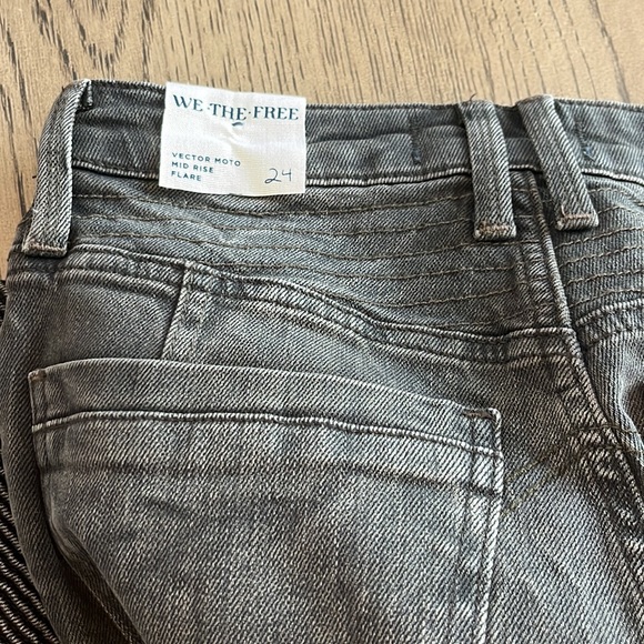Free People Vector Motor Flare Jeans NWT - Picture 11 of 14